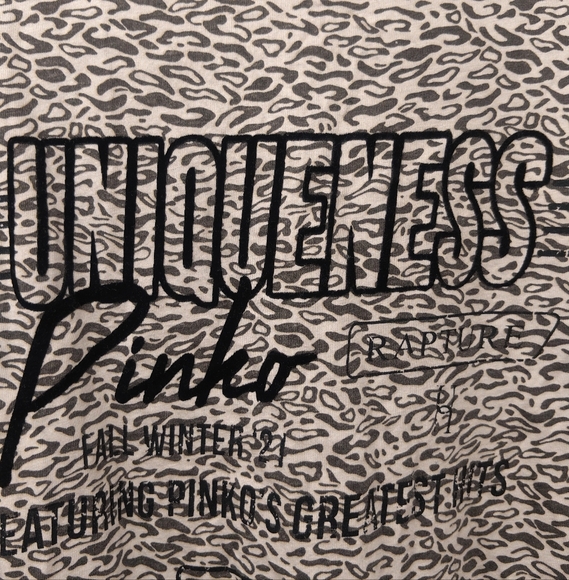 Plinko uniqueness rapture large leopard print T-shirt Women's Oversized Relaxed - Picture 3 of 9